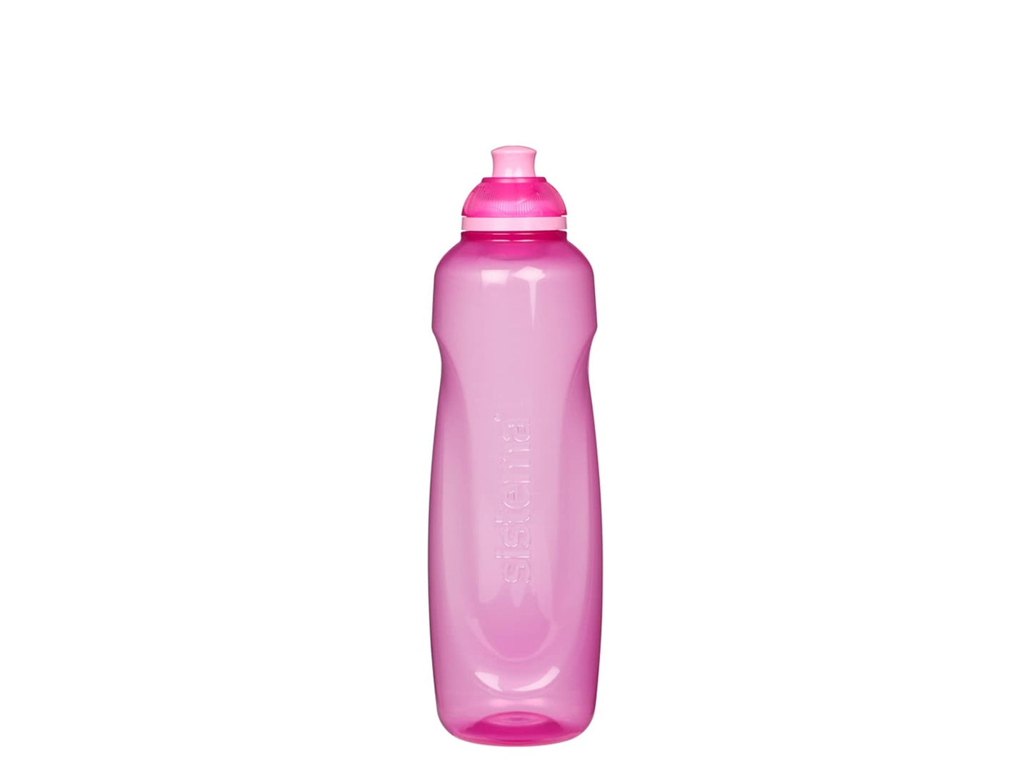 Sistema Helix Bottle in Polypropylene, Easy Grip, Portable and Durable Water Bottle, Assorted Colors, 600ml