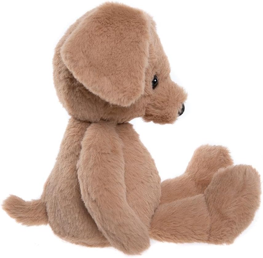Charlie Bears Ruff Puppy Oatmeal Brown Medium, Charlie Bears Puppy, Medium Plush Toy, Oatmeal Brown Stuffed Animal, Ruff the Puppy