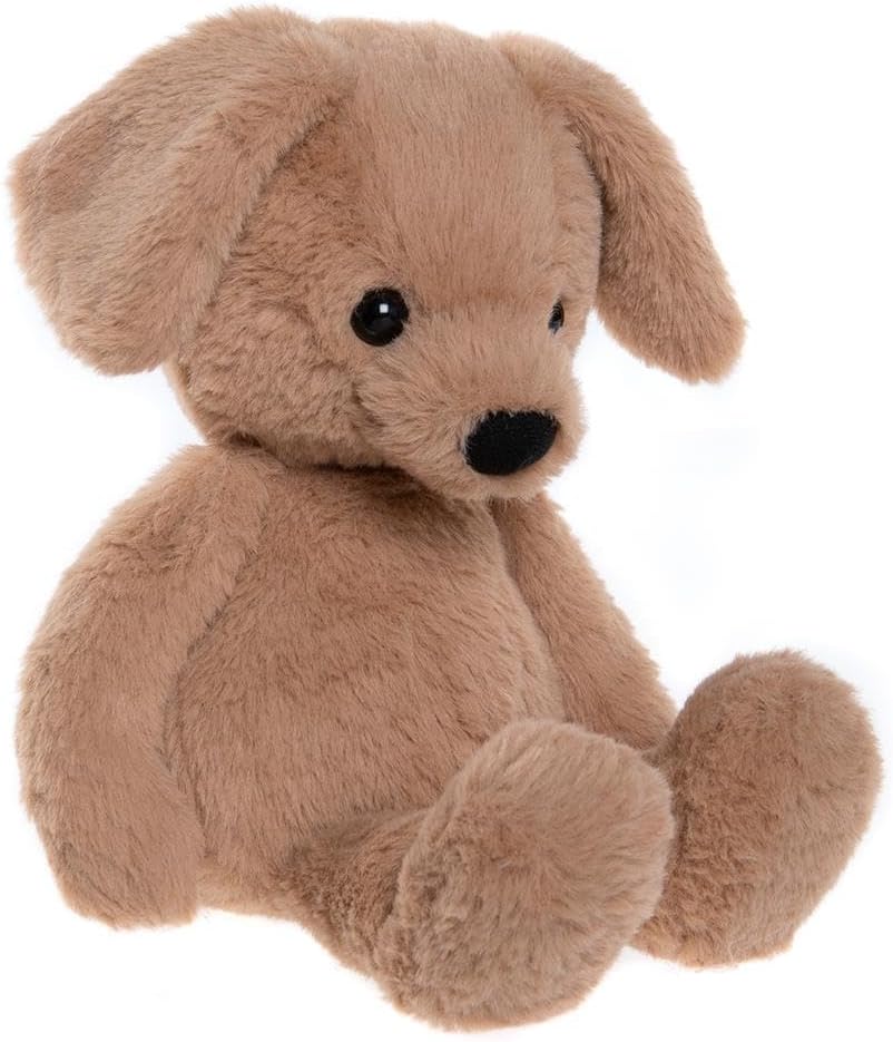 Charlie Bears Ruff Puppy Oatmeal Brown Medium, Charlie Bears Puppy, Medium Plush Toy, Oatmeal Brown Stuffed Animal, Ruff the Puppy