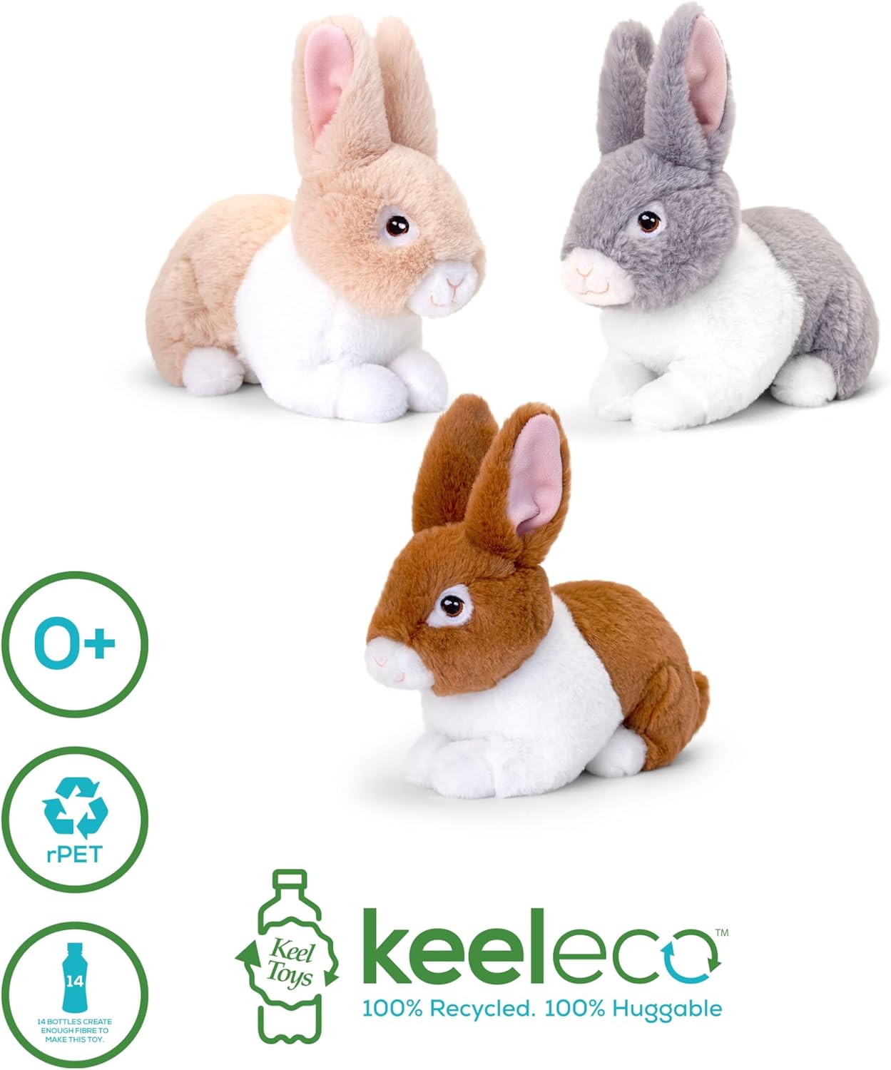 Keeleco Konijn 25cm, Assorted