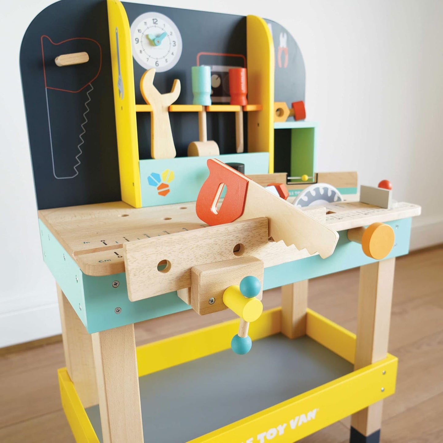 Le Toy Van Alex’s Toy Work Bench 11 Accessories