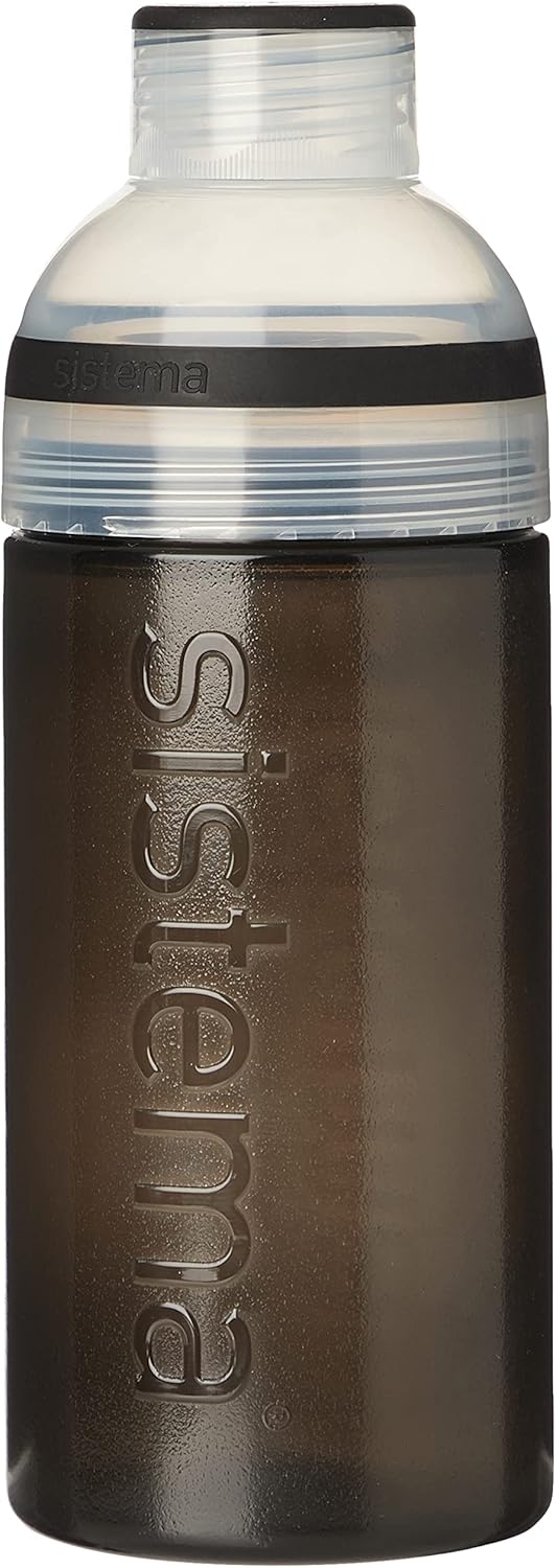 Sistema Trio Bottle, Lightweight, Hydration, LeakProof, Reusable water Bottle, Asstorted colors, 1 Piece - 580ml