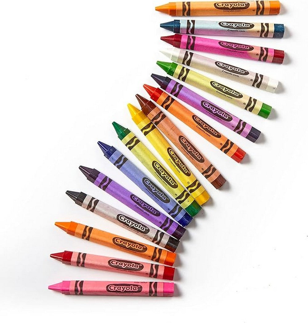 Crayola 16-Count Triangular Crayons - Vibrant Colors, Easy to Grip, Art Supplies, Creative Projects, Classroom Essentials, Ergonomic Design