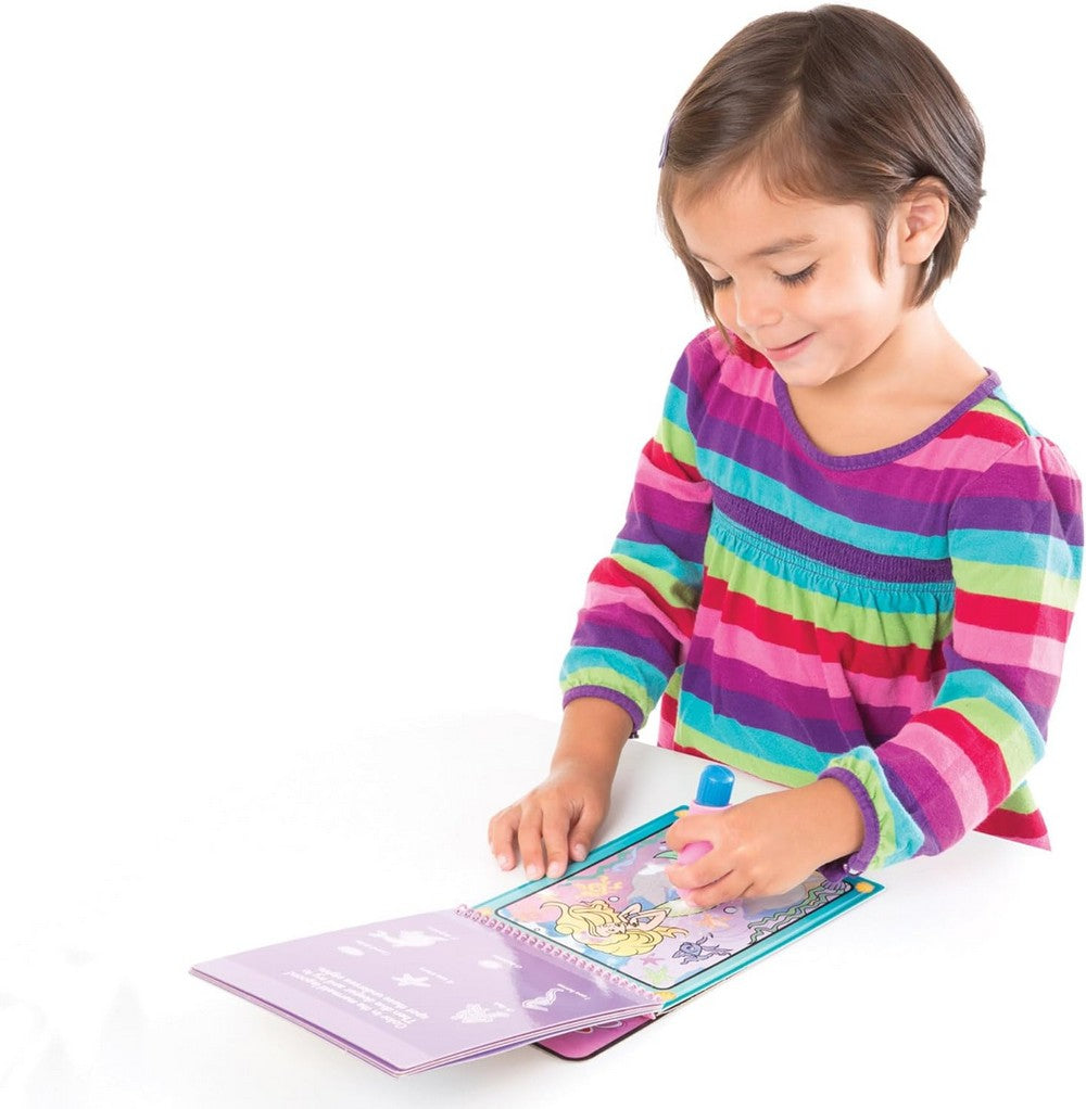 Melissa & Doug Water WOW – Fairy Tale Theme, 4 Reusable Water Reveal Activity Board for Kids with Refillable Water pen, Ideal for Ages 3+, Educational Fun