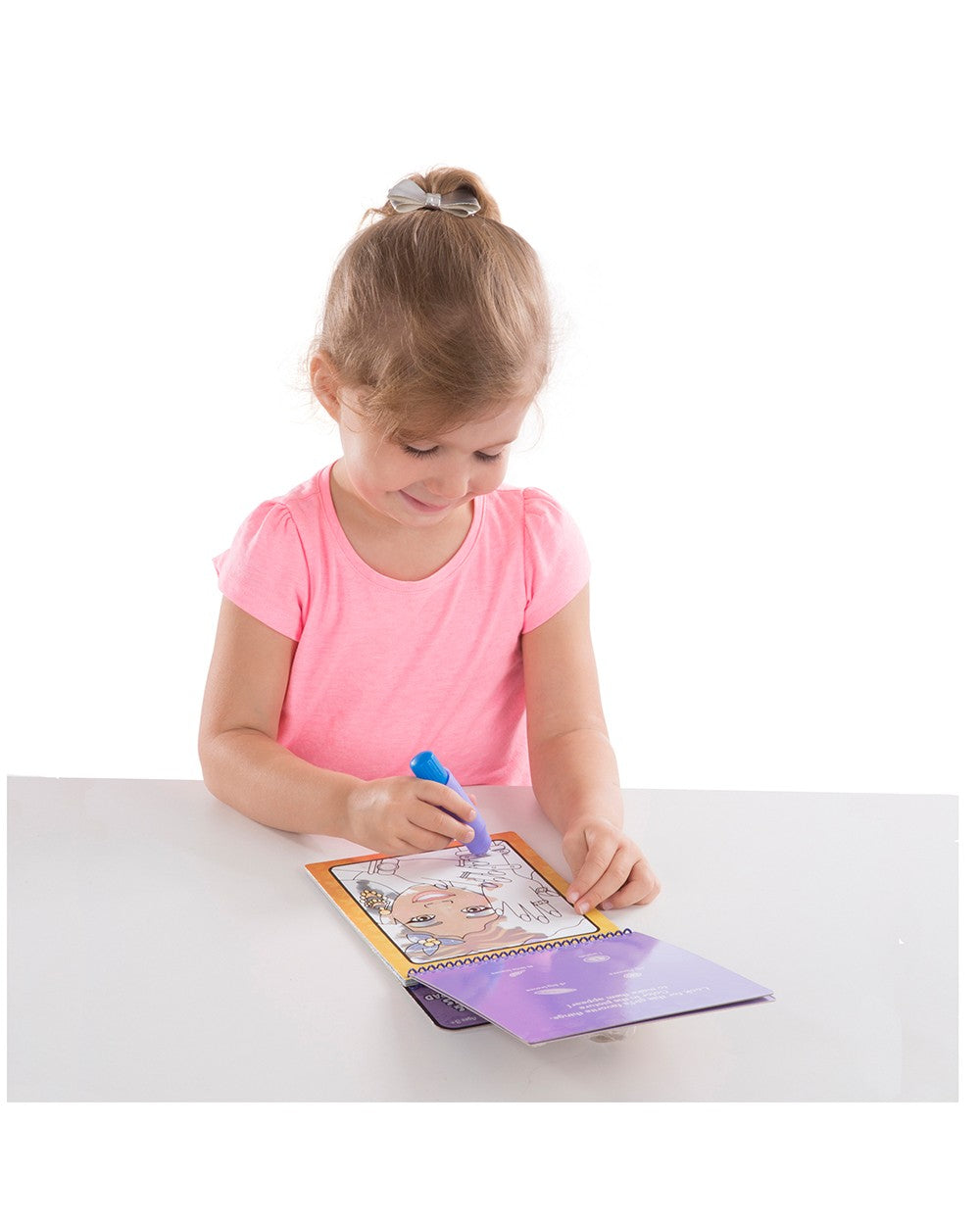 Melissa & Doug Water WOW – Makeup & Manicures Theme, Reusable Water Reveal Activity Pad for Kids With Refillable Water Pen, Ideal for Ages 3+, Fun & Creative