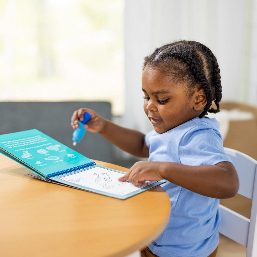 Melissa & Doug Water WOW – Under the Sea Theme, Reusable Water Reveal Activity Pad for Kids With Refillable Water Pen, Mess-Free, Ideal for Ages 3+, Educational Fun