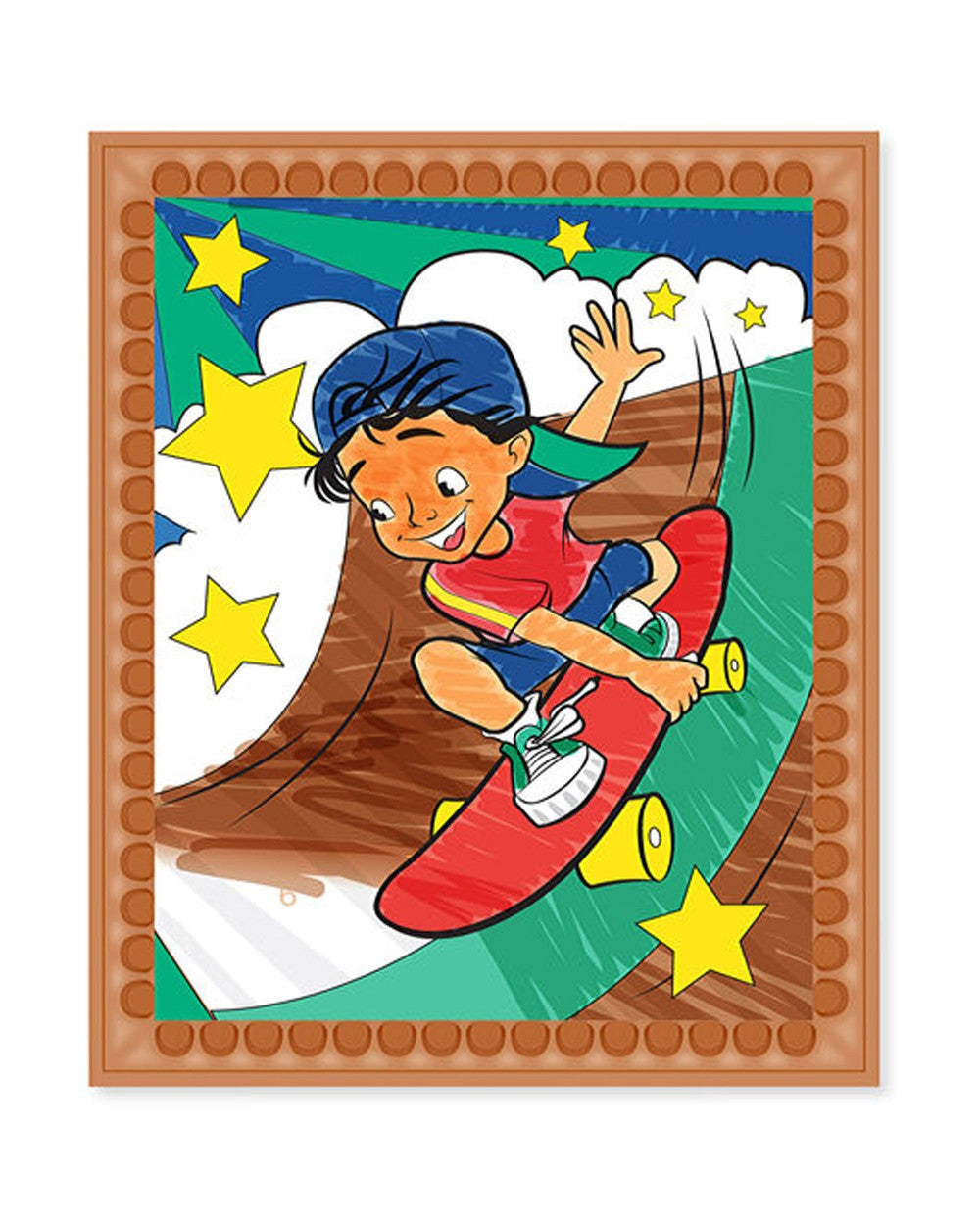 Melissa & Doug Color By Numbers – Blue Theme, Fun and Educational Activity for Kids, Non-Toxic, Ideal for Ages 3+, Creative Art and Learning