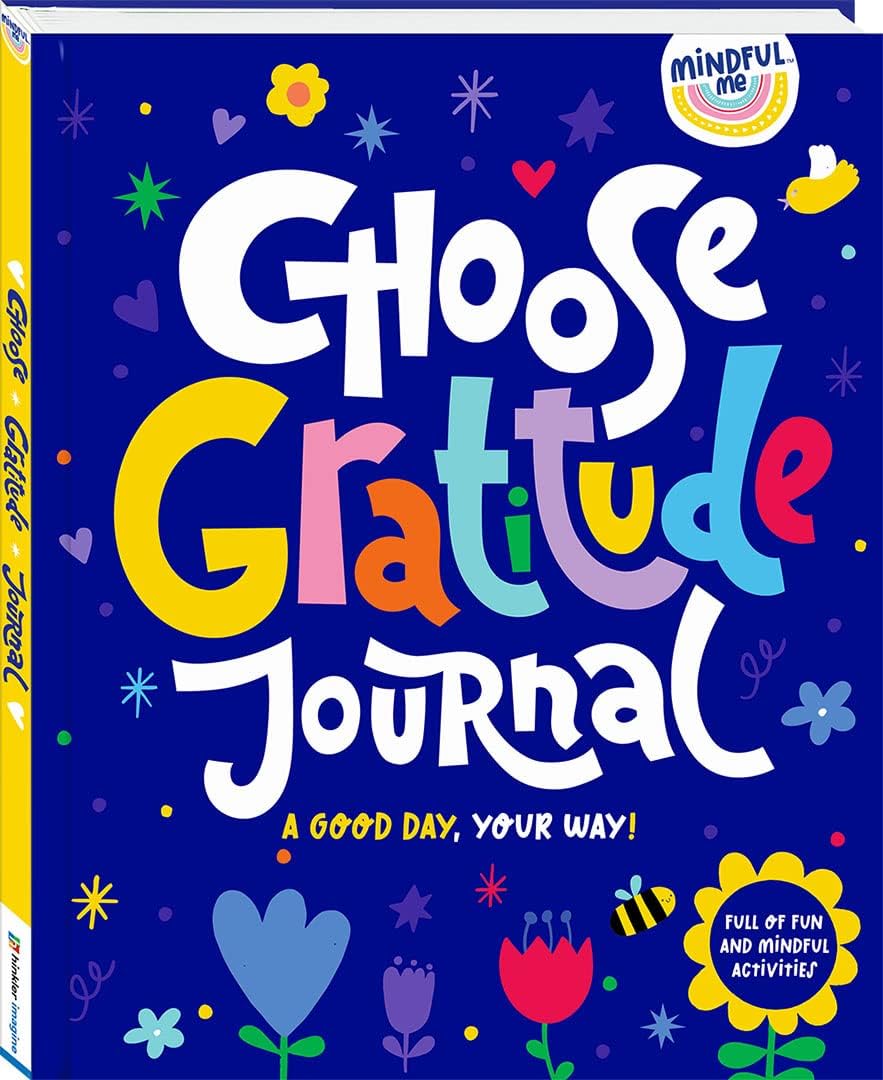 Hinkler Mindful Me Choose Gratitude Journal – Guided Journal for Kids, Promotes Positive Thinking, Self-Awareness