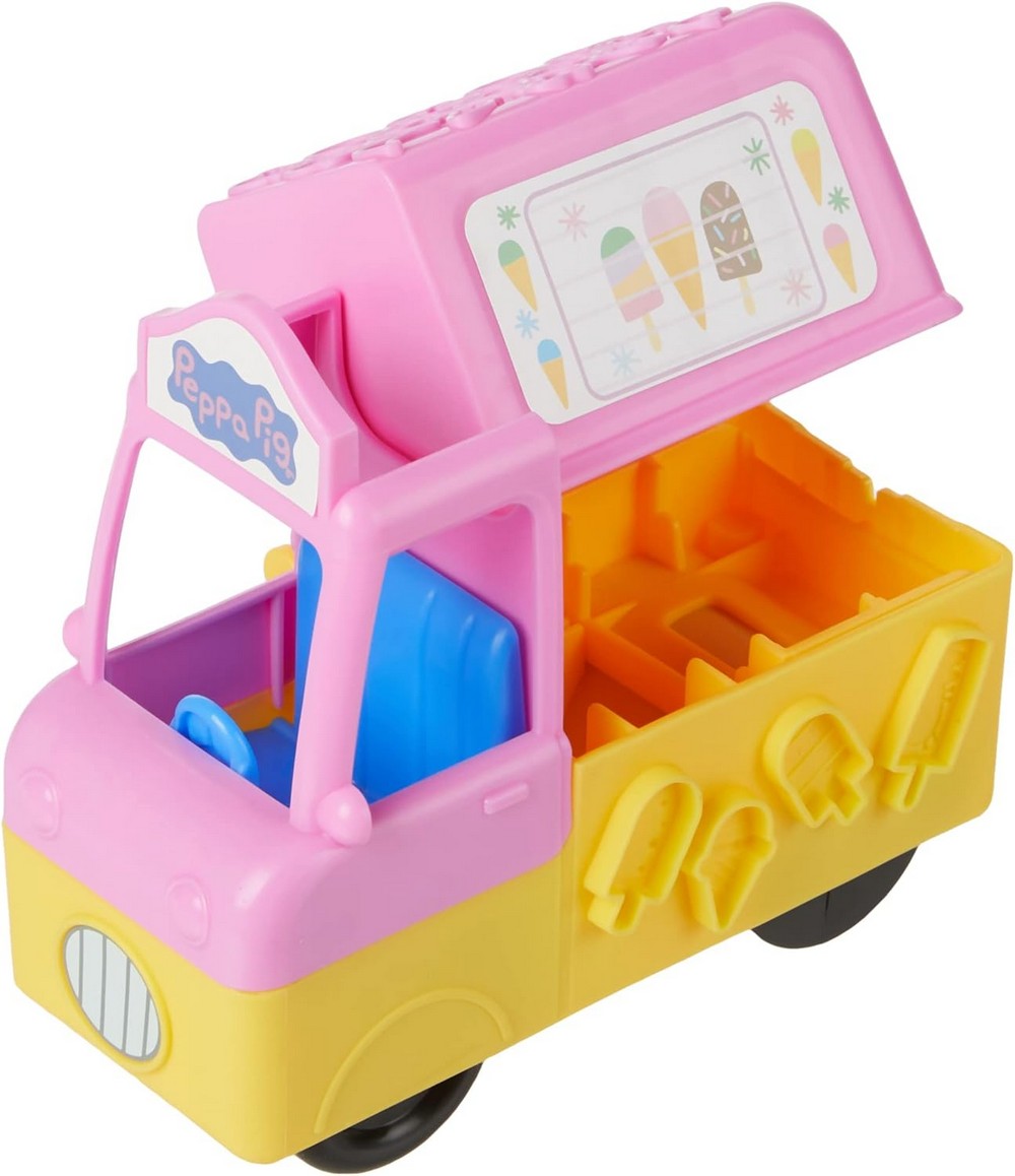 Play-Doh Peppa Pig Ice Cream Truck Playset - Kids Creative Toy, Peppa Pig Figures, Fun Ice Cream Making, Non-Toxic Modeling Clay, Sensory Play, Kids Activity, Gift for Children, Pretend Play