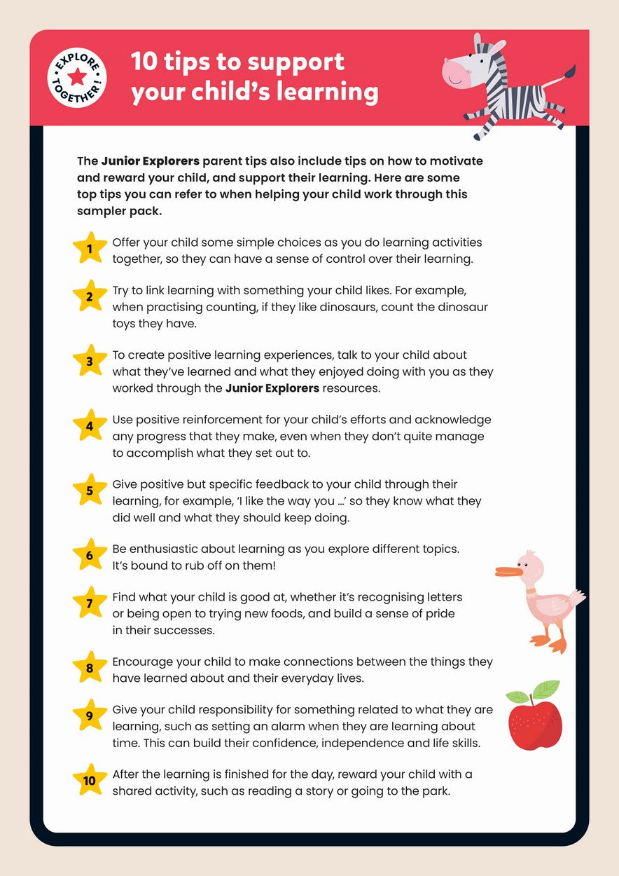 Hinkler Junior Explorers Trace & Learn First Numbers - Fun and Interactive Learning for Toddlers, Ideal for Number Recognition, Counting