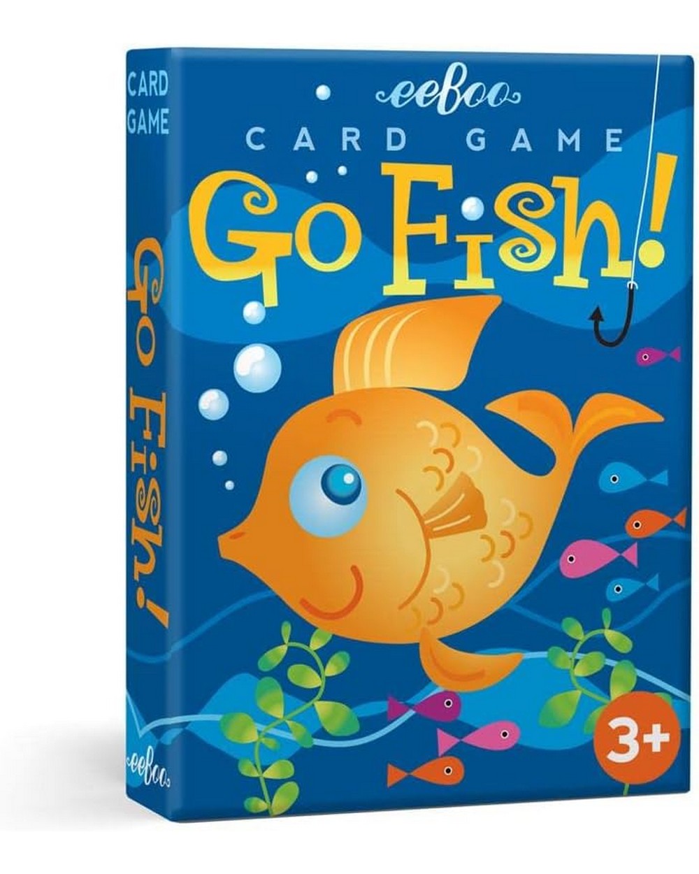 eeBoo Color Go Fish Playing Cards – Fun Family Card Game, Educational for Kids, Colorful Illustrated Deck