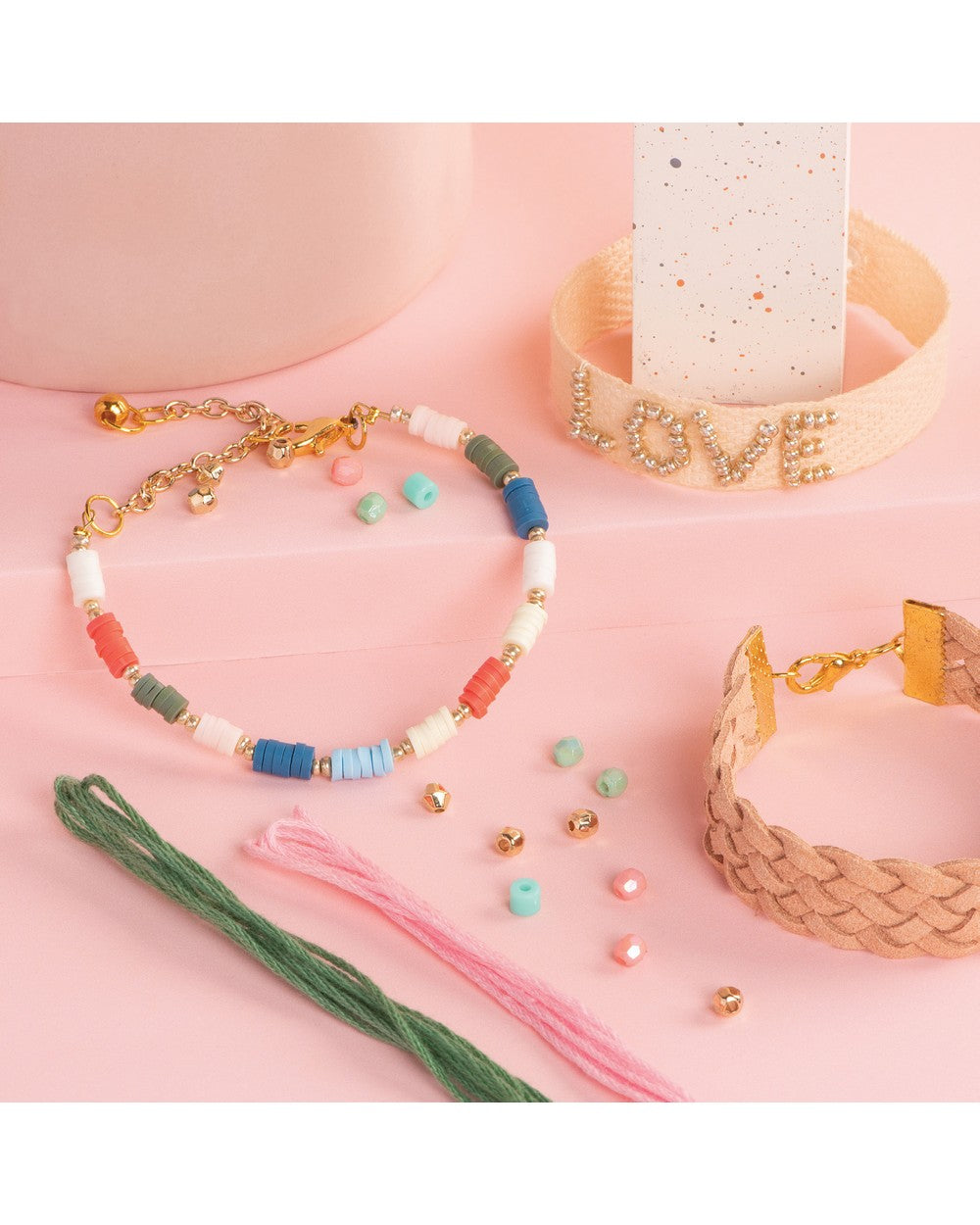 Hinkler Craft Maker Bracelets Kit, DIY Jewelry Set, Creative Crafting, Fun Bracelet Making, Kids Art Supplies