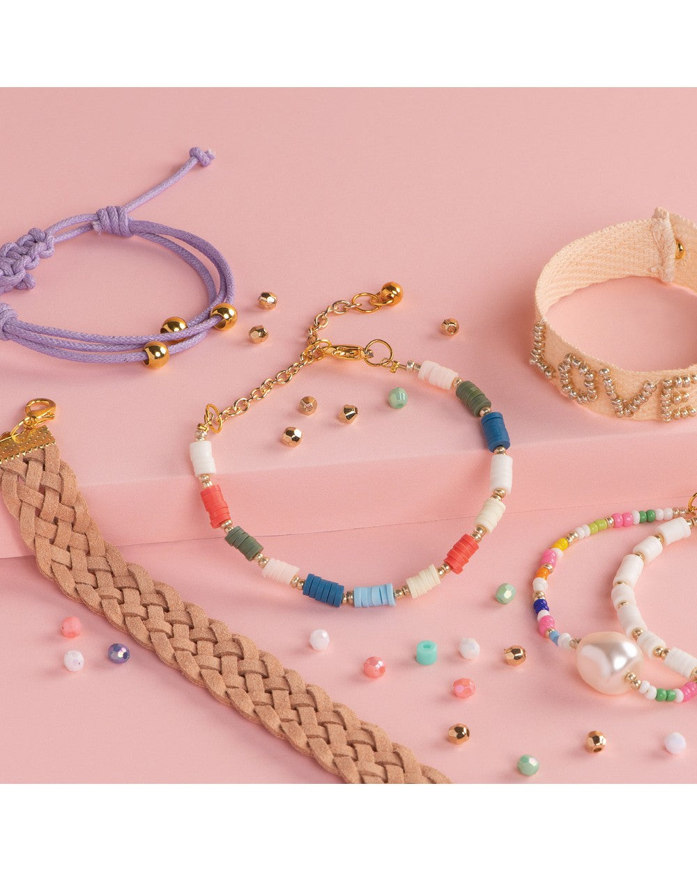 Hinkler Craft Maker Bracelets Kit, DIY Jewelry Set, Creative Crafting, Fun Bracelet Making, Kids Art Supplies