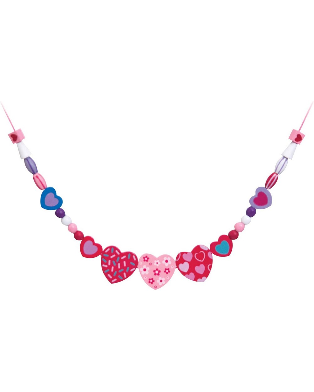 Melissa & Doug Sweet Hearts Bead Set, DIY Jewelry Kit, Creative Beading Activity, Fun Craft for Kids, Art Supplies