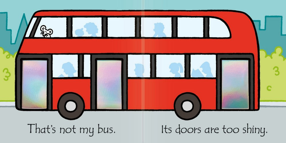 Usborne That's Not My Bus - Touch and Feel Baby Book, Interactive Early Learning, Vehicle-Themed, Toddler Book