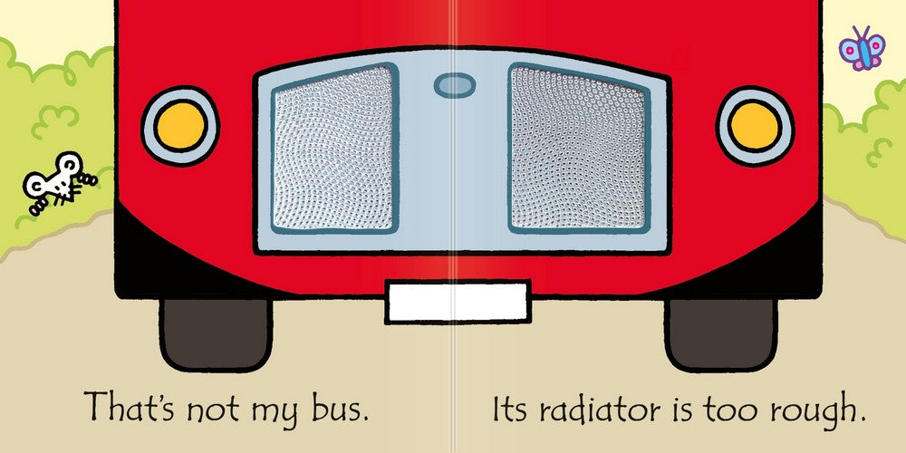 Usborne That's Not My Bus - Touch and Feel Baby Book, Interactive Early Learning, Vehicle-Themed, Toddler Book