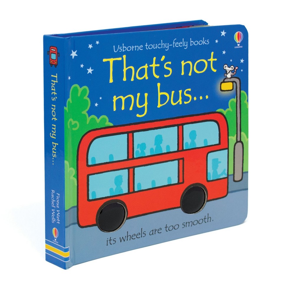 Usborne That's Not My Bus - Touch and Feel Baby Book, Interactive Early Learning, Vehicle-Themed, Toddler Book