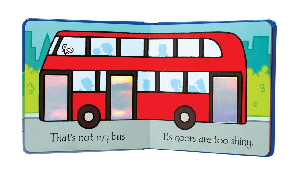 Usborne That's Not My Bus - Touch and Feel Baby Book, Interactive Early Learning, Vehicle-Themed, Toddler Book