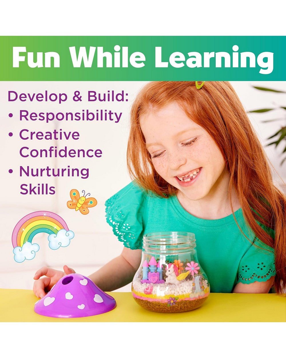Creativity for Kids Plant & Grow Unicorn Forest Kit - DIY Craft Set, Magical Gardening Fun, Educational Toy, Creative Play