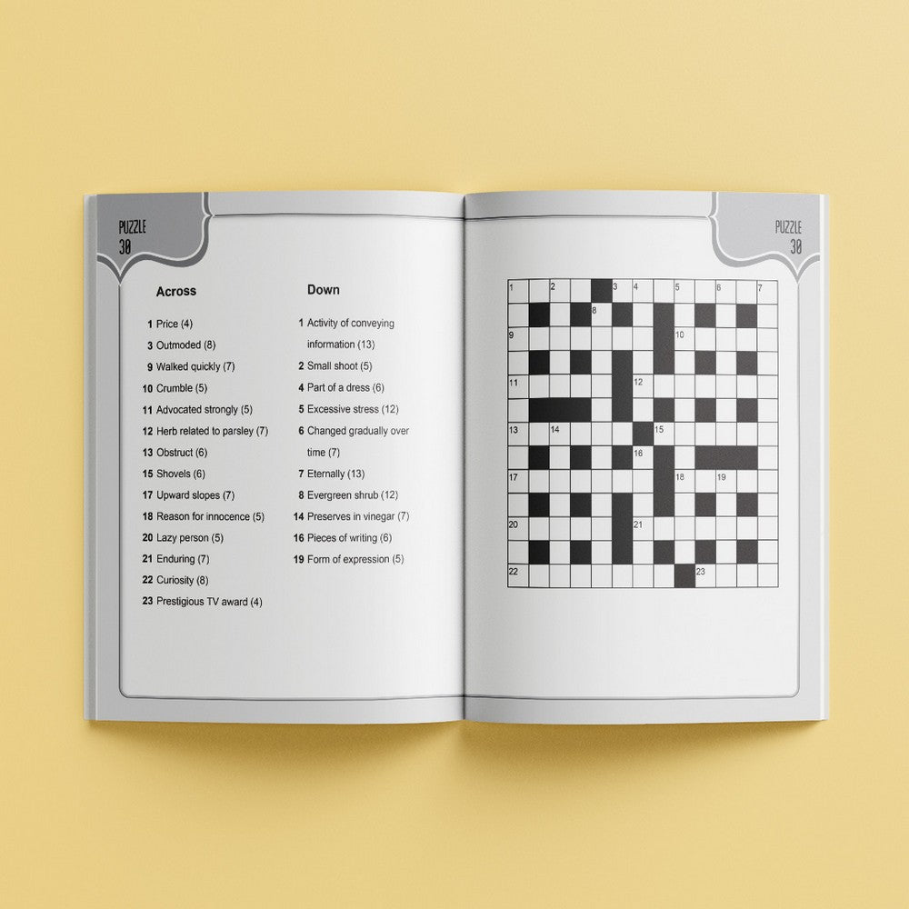 Hinkler Large Print Puzzles – Mixed Puzzles Edition, Includes a Variety of Puzzles (Crosswords, Word Search, Sudoku), Fun and Stimulating Brain Exercise