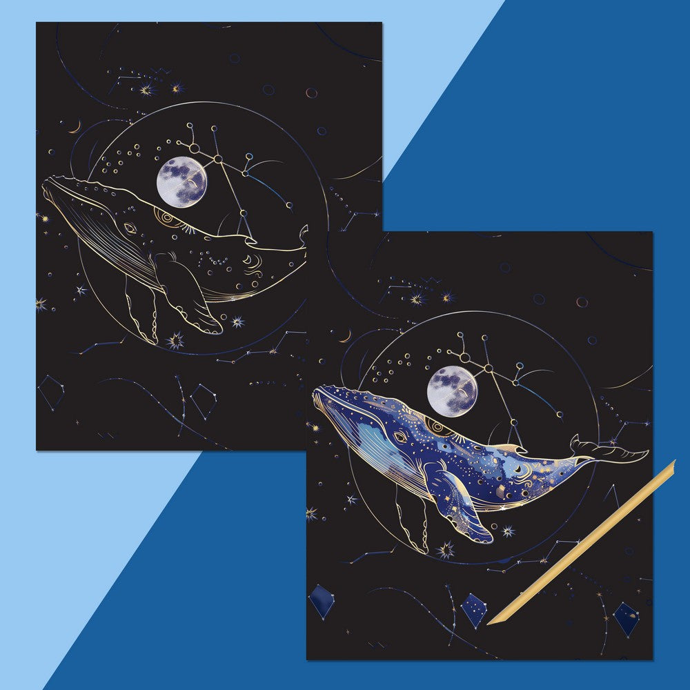 Hinkler Picture Etch Midnight Creatures – DIY Etching Art Kit, Create Stunning Animal Designs, Perfect for Craft Lovers