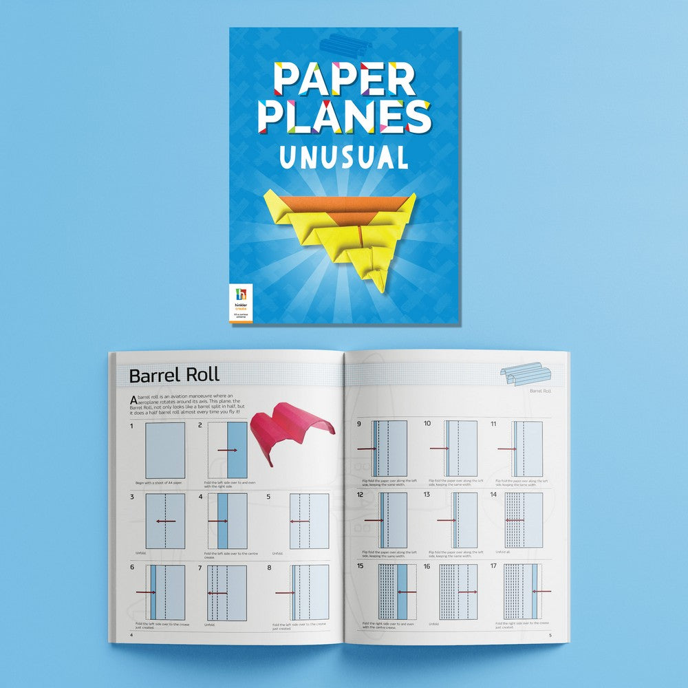 Hinkler Ultimate Paper Planes Activity Case – DIY Paper Folding Kit, Includes Colorful Paper, Instructions, and Fun Plane Designs