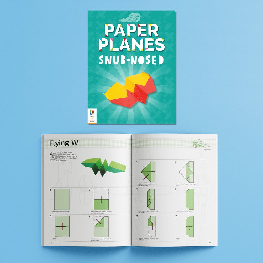 Hinkler Ultimate Paper Planes Activity Case – DIY Paper Folding Kit, Includes Colorful Paper, Instructions, and Fun Plane Designs