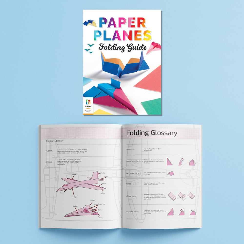 Hinkler Ultimate Paper Planes Activity Case – DIY Paper Folding Kit, Includes Colorful Paper, Instructions, and Fun Plane Designs