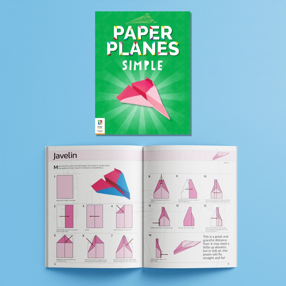 Hinkler Ultimate Paper Planes Activity Case – DIY Paper Folding Kit, Includes Colorful Paper, Instructions, and Fun Plane Designs
