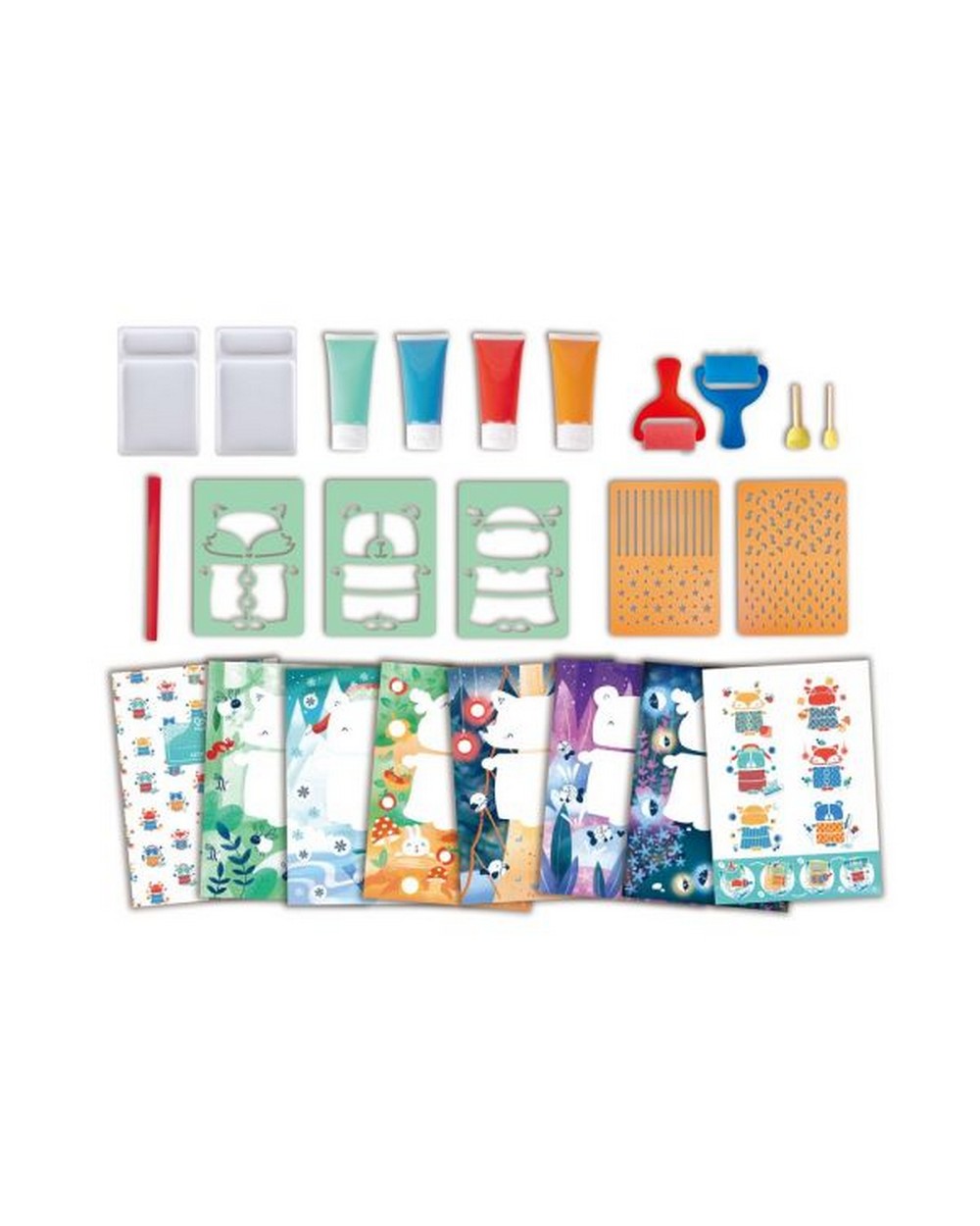 Hape Sponge Painting Fun, Kids Art Supplies, Creative Painting Kit, Mess-Free Art, Educational Activity