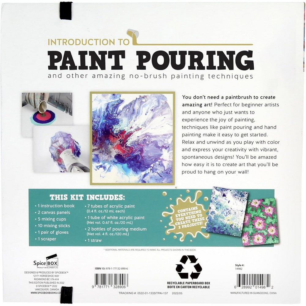 SpiceBox Paint Pouring – Kids Creative Fluid Art & Craft Pouring Kit