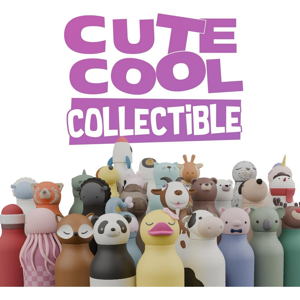 Asobu Elephant Bestie Bottle 16oz – Stainless Steel Kids Water Bottle, Cute Elephant Design, Leak-Proof, Easy to Carry, Ideal for School, Travel & Everyday Use