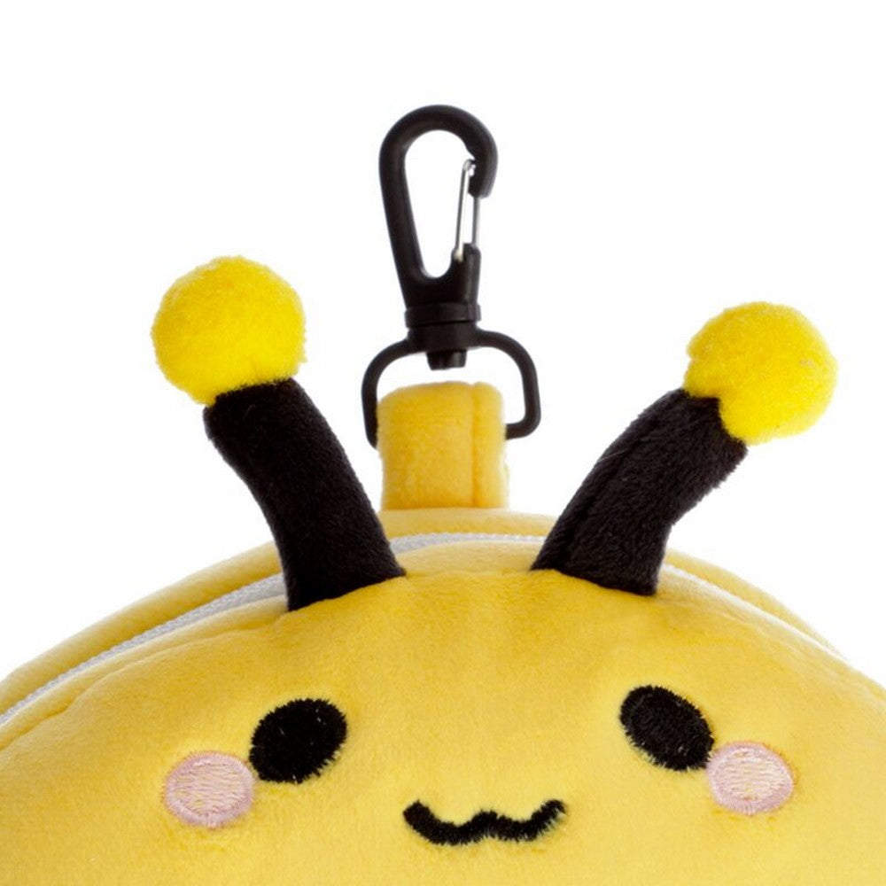Puckator Relaxeazzz Adorabugs Bee Plush Travel Pillow & Eye Mask Set – Soft Comfortable Sleep Aid for Kids & Adults