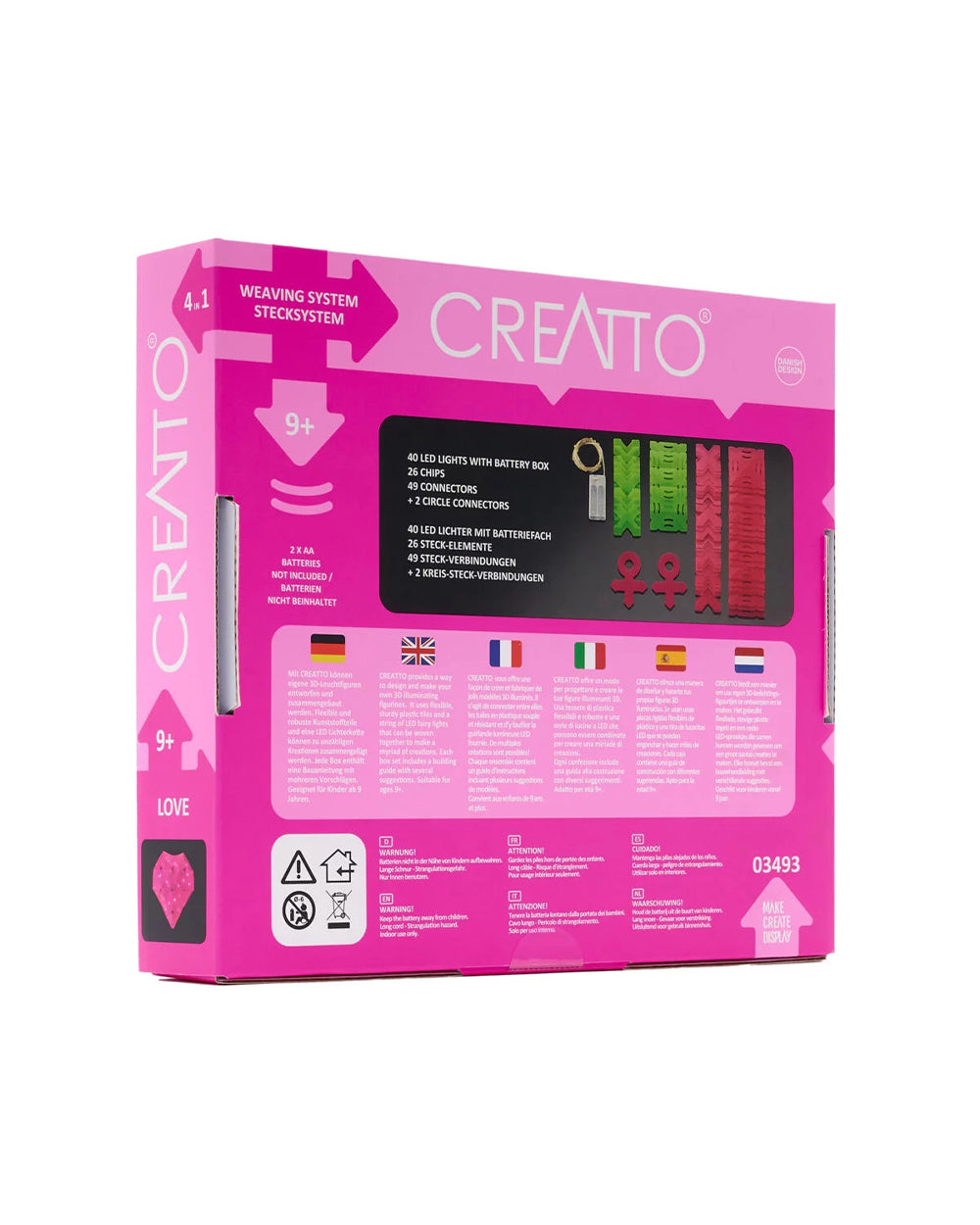 Thames & Kosmos Creatto Love Light Up Crafting Puzzle Kit