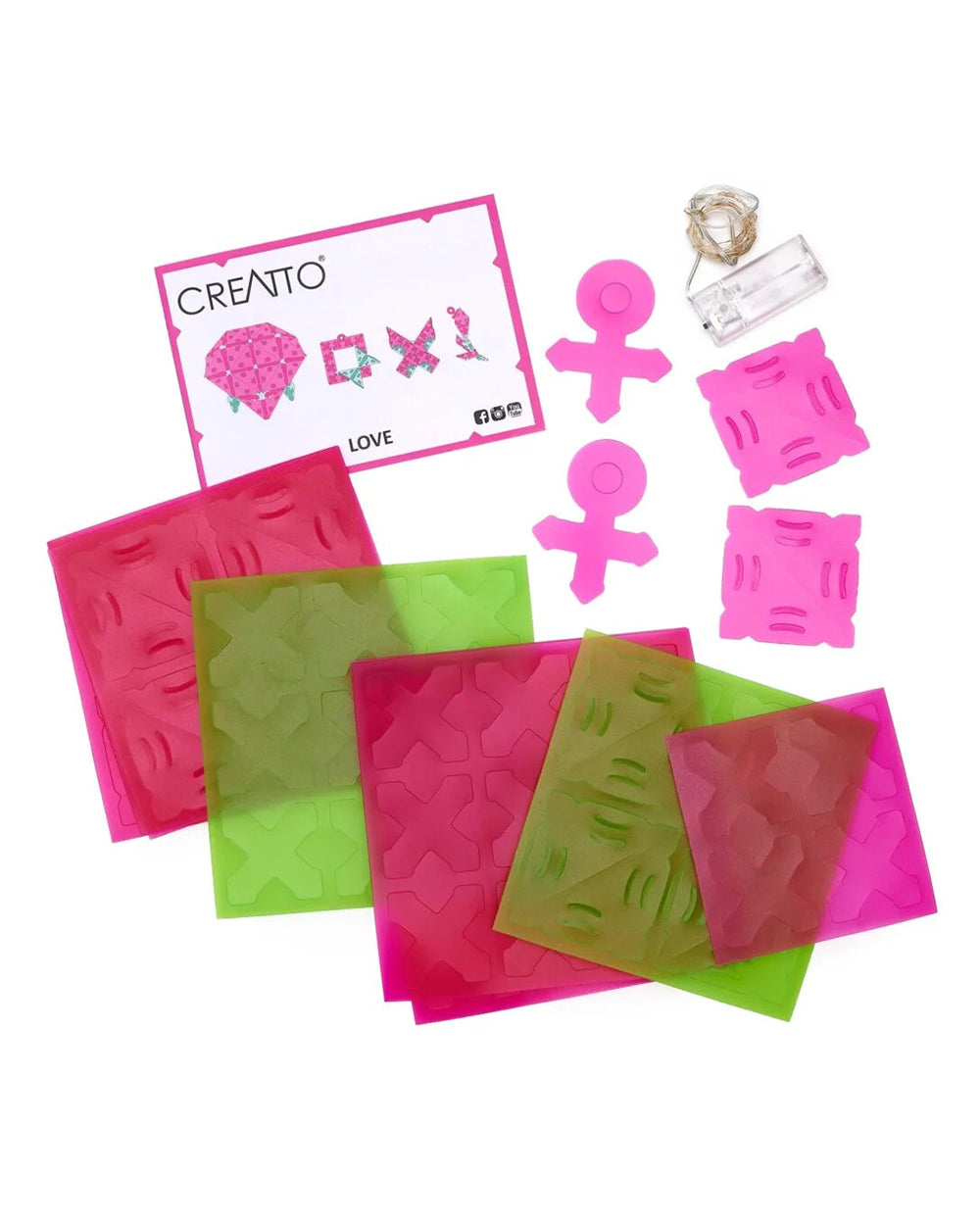 Thames & Kosmos Creatto Love Light Up Crafting Puzzle Kit