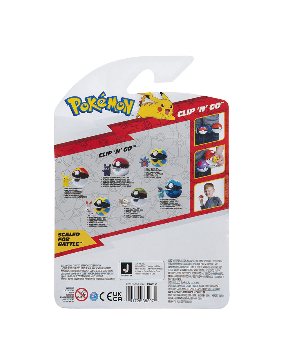 Pokemon Clip N Go Assorted 1 Piece