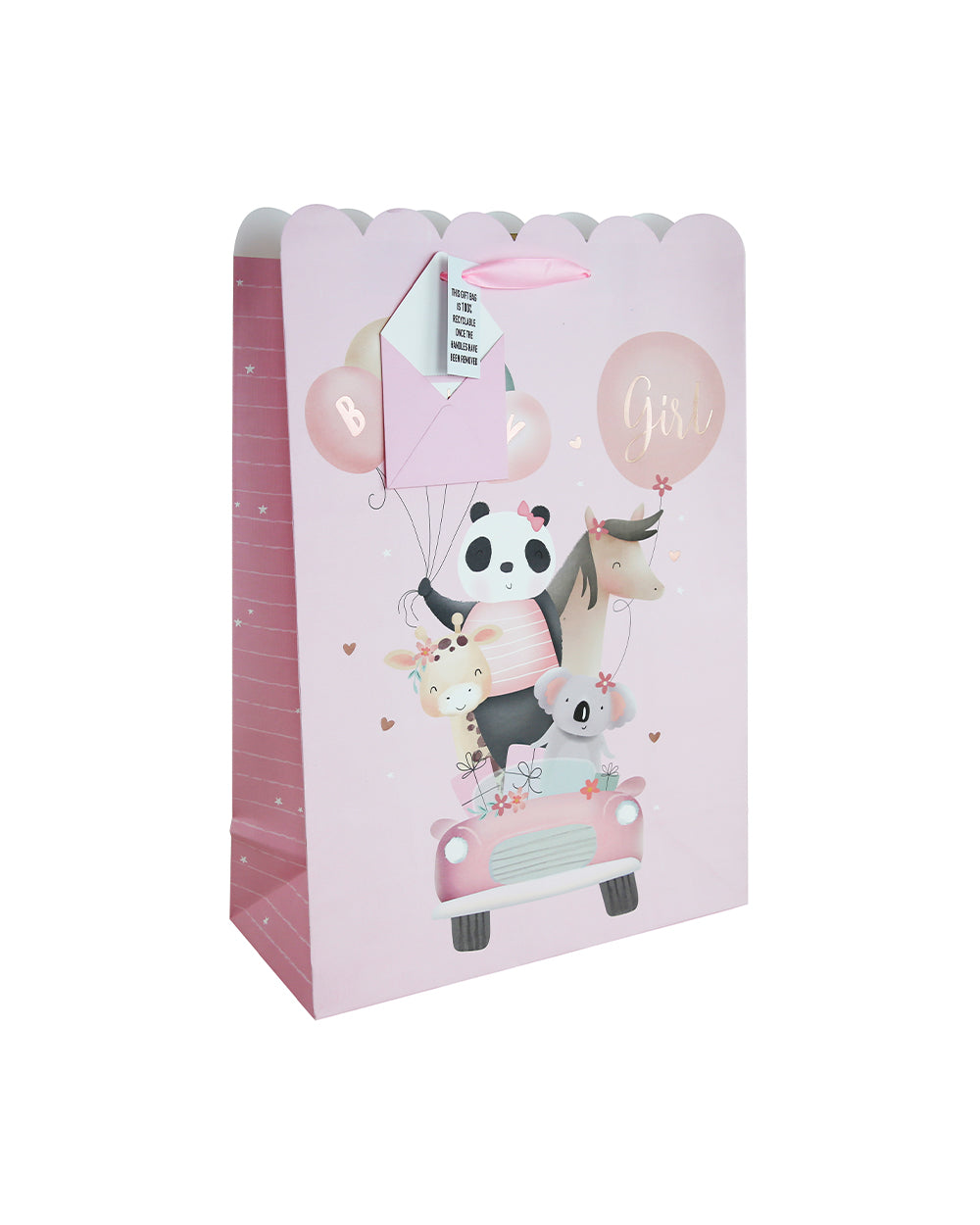 Eurowrap Baby Girls Car Extra Large Bag