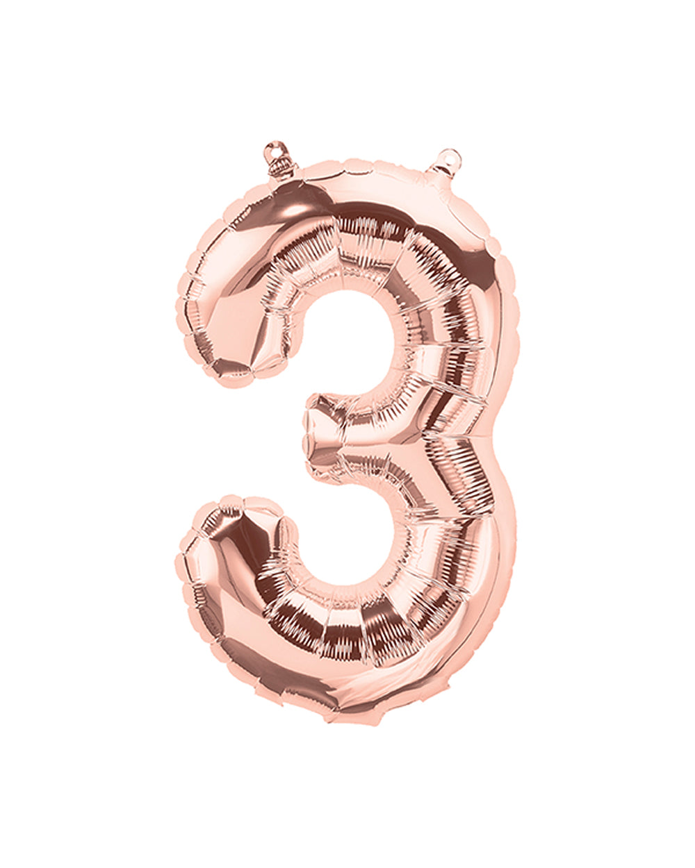 Ballunar Number 3 Gore Gold Foil Balloon 65cm, Gold Number Balloon, Foil Balloon, Birthday Balloon, Party Decoration, Celebration Balloon