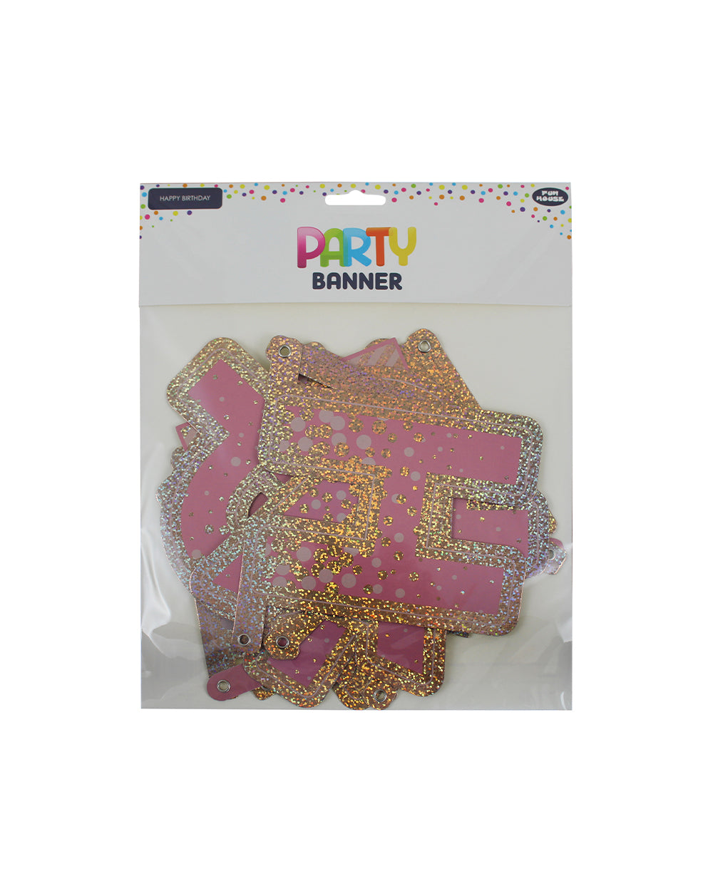 Fun House Happy Birthday Female Paper Banner