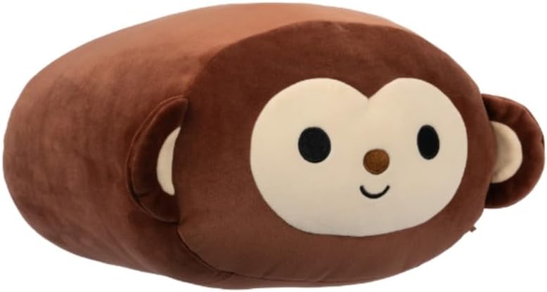 12 inch Medium Plush StackablesMilly Brown Monkey Officially Licensed Kellytoy Plush Toy Colorful Soft Gift for Kids Girls & Boys Washable Squishy Stuff Toy Multicolor All Age