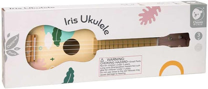 Classic World Iris Ukulele Make Music Fun toy ukulele with pink color and educational toys for toddlers