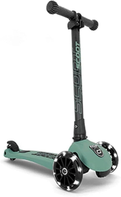 Scoot&Ride Highwaykick 3 LED Scooter, Forest