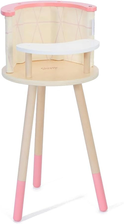 Classic World Modern Wooden High Chair, it’s an adjustable high chair for babies and toddlers, nursery furniture