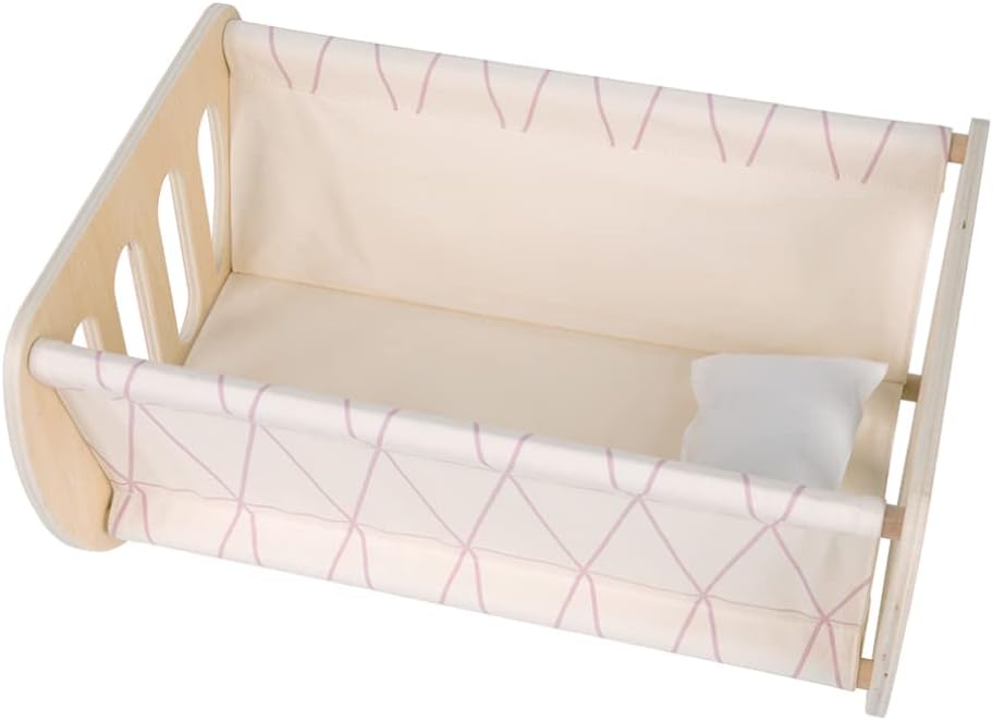 Classic World Modern 2-in-1 Cradle Doll Bed for Baby Doll Baby Doll Cradle Care Doll Baby Bed Educational Toy (CL50547)