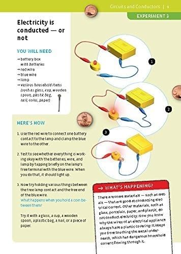 Thames & Kosmos Motors & Generators Science Kit | 25 Guided STEM Experiment Lessons | 48 Page Color Student Guide | Grades 3-6 | Ages 8+ | Play & Learn | Parents' Choice Silver Award Winner