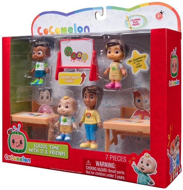 Cocomelon School Time JJ and Friends Multi Pack