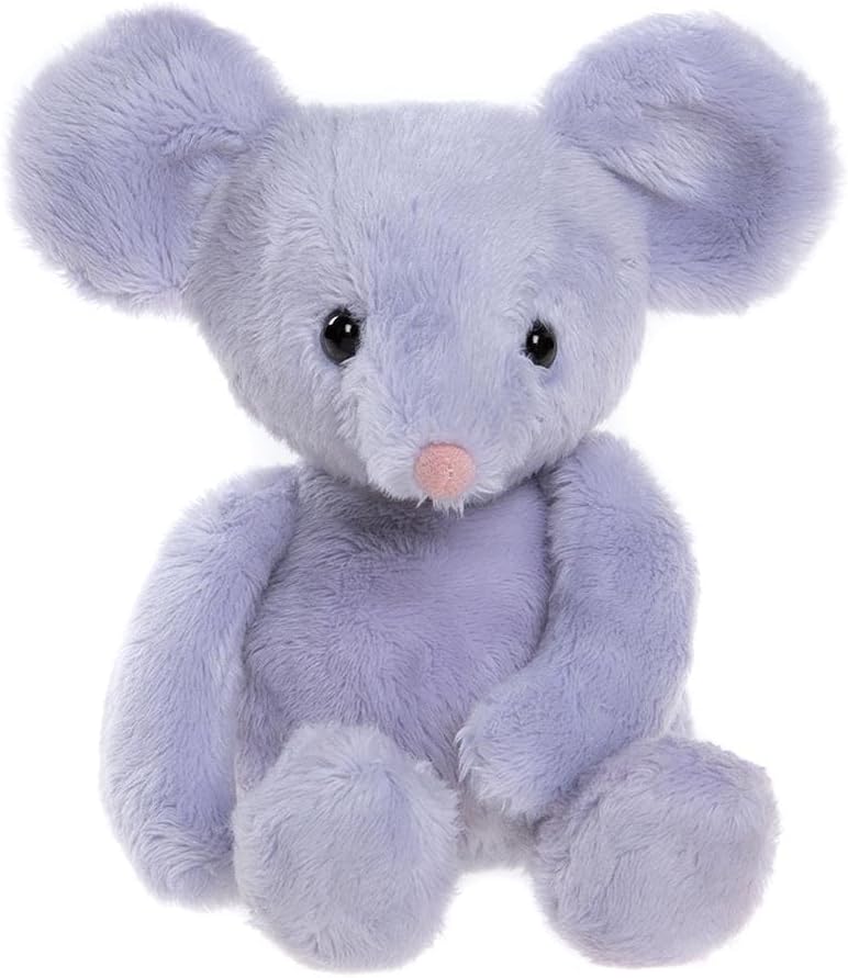 Charlie Bears Bear & Me Pip Mouse Silver Grey Teddy Bear Soft Plush Animal Cute Toy 7 Inches Tall