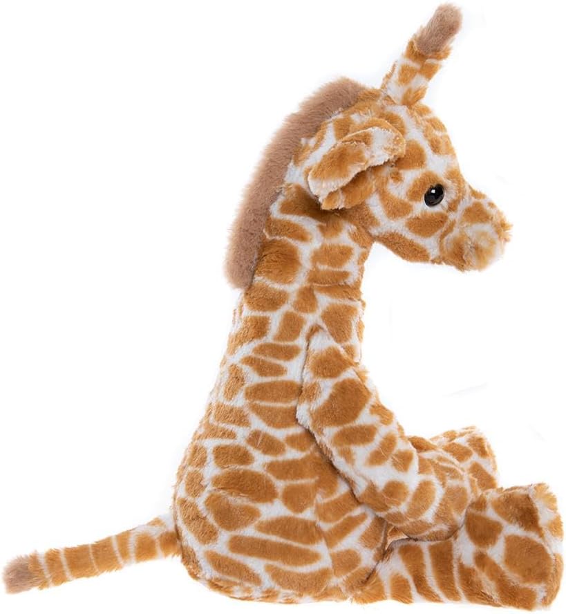 Bear & Me Gilbert Giraffe Teddy Bear Soft Plush Orange Animal Cute Toy Stuffed Safari - 17 Inches Tall