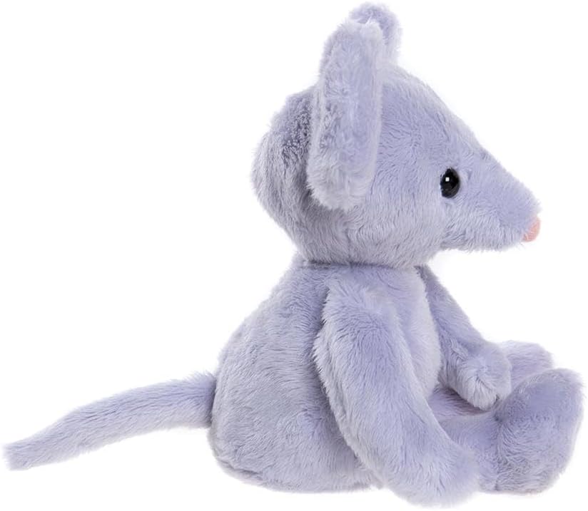 Charlie Bears Bear & Me Pip Mouse Silver Grey Teddy Bear Soft Plush Animal Cute Toy 7 Inches Tall