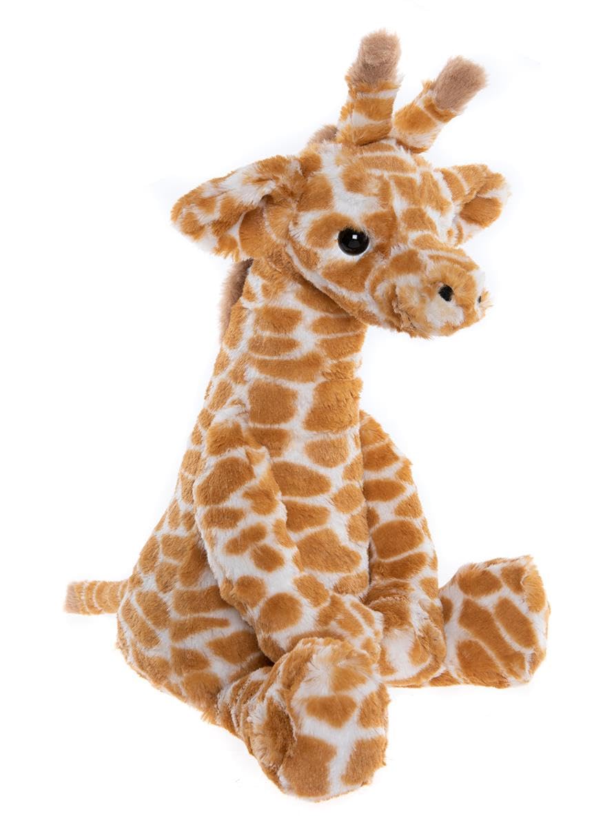 Bear & Me Gilbert Giraffe Teddy Bear Soft Plush Orange Animal Cute Toy Stuffed Safari - 17 Inches Tall